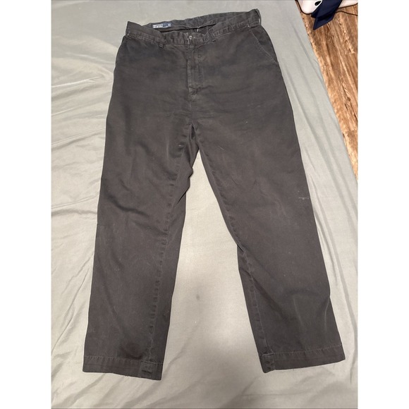 Polo Ralph Lauren Other - Polo Ralph Lauren Prospect Pant Black Chino Khaki Pants Trousers Mens Size 36x32